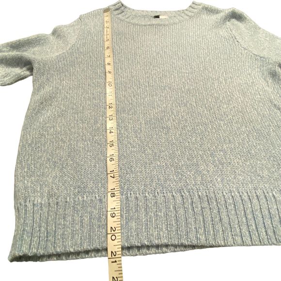 H&M Divided Women Baby Blue Knit Pullover Sweater Soft Small - Picture 10 of 10